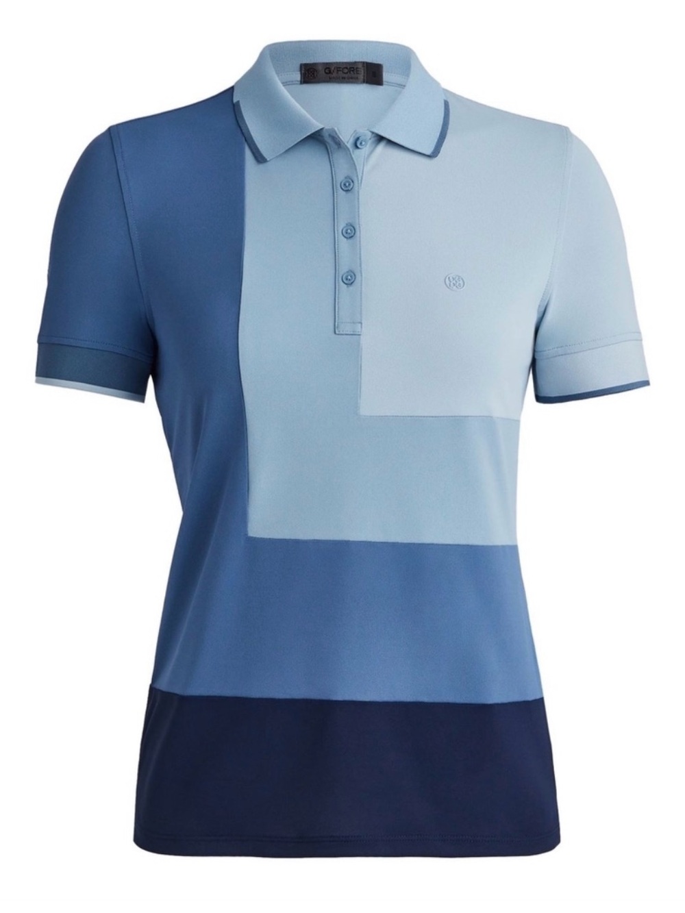 G/FORE Women’s Multi-Blue Block Color Polo